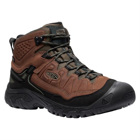 Keen Mens Targhee Mid Wide Bison Black - Sort  41