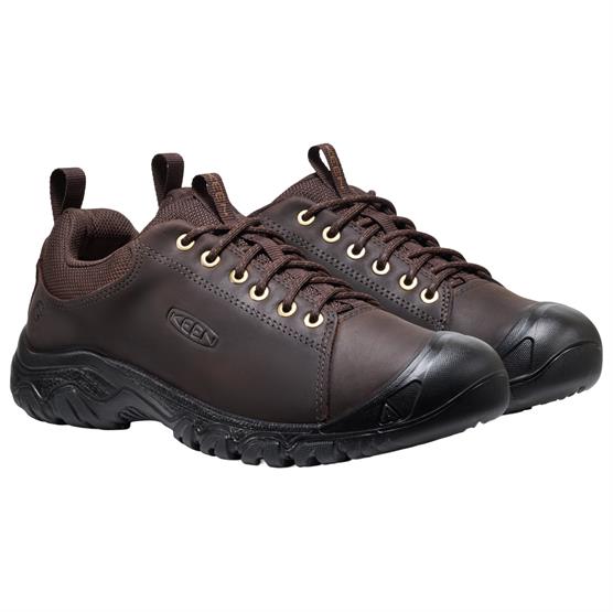 Keen Mens Targhee Oxford Java Black - Sort  42