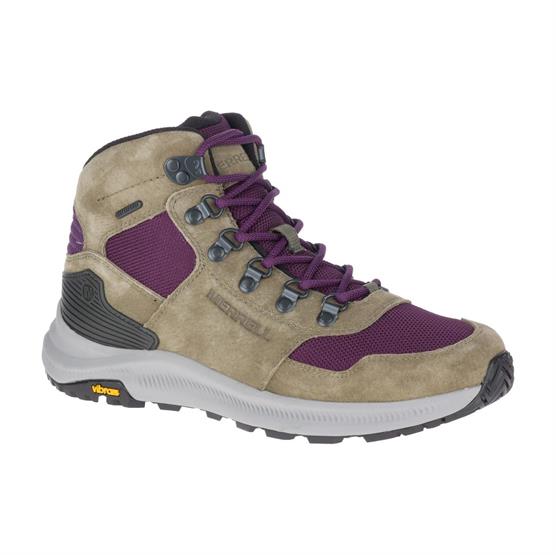 Merrell Ontario Mesh Mid Womens Olive Blackberry - Sort  38