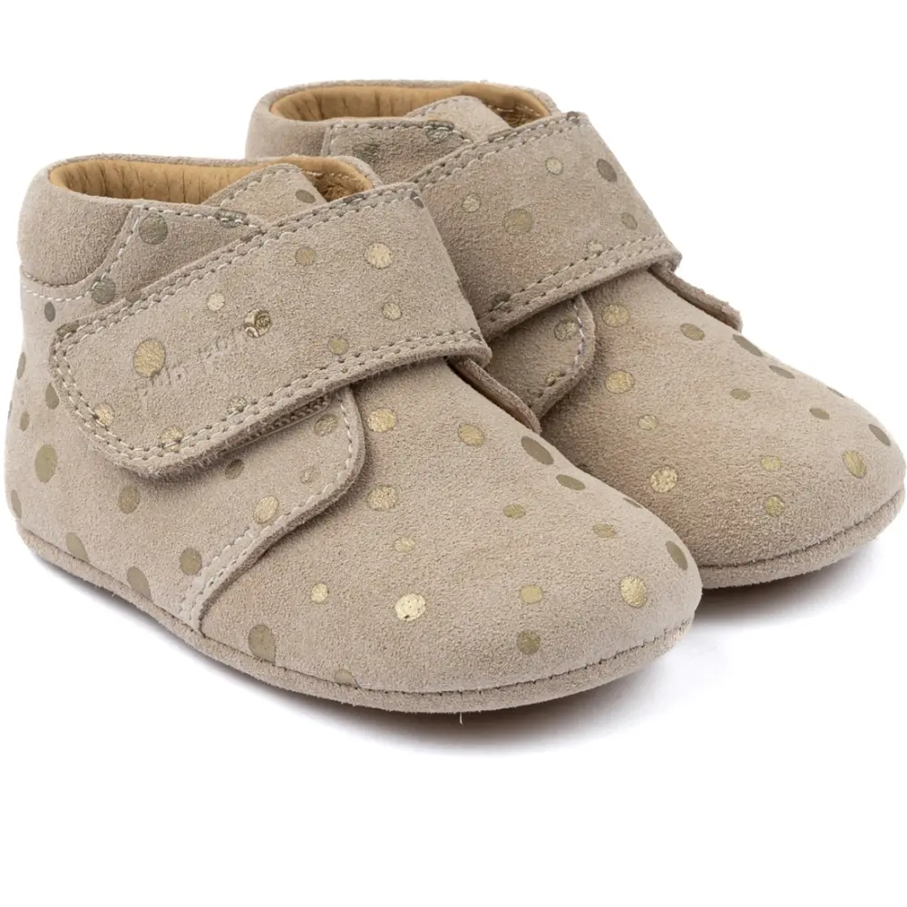 Begynder Velcro Gold Dot - Guld  26