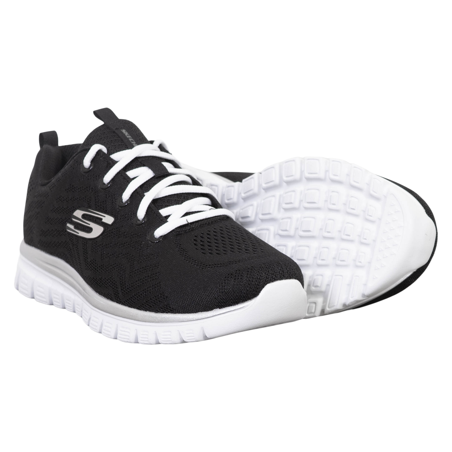 Skechers Dame Sneakers Bkw - BKW  37