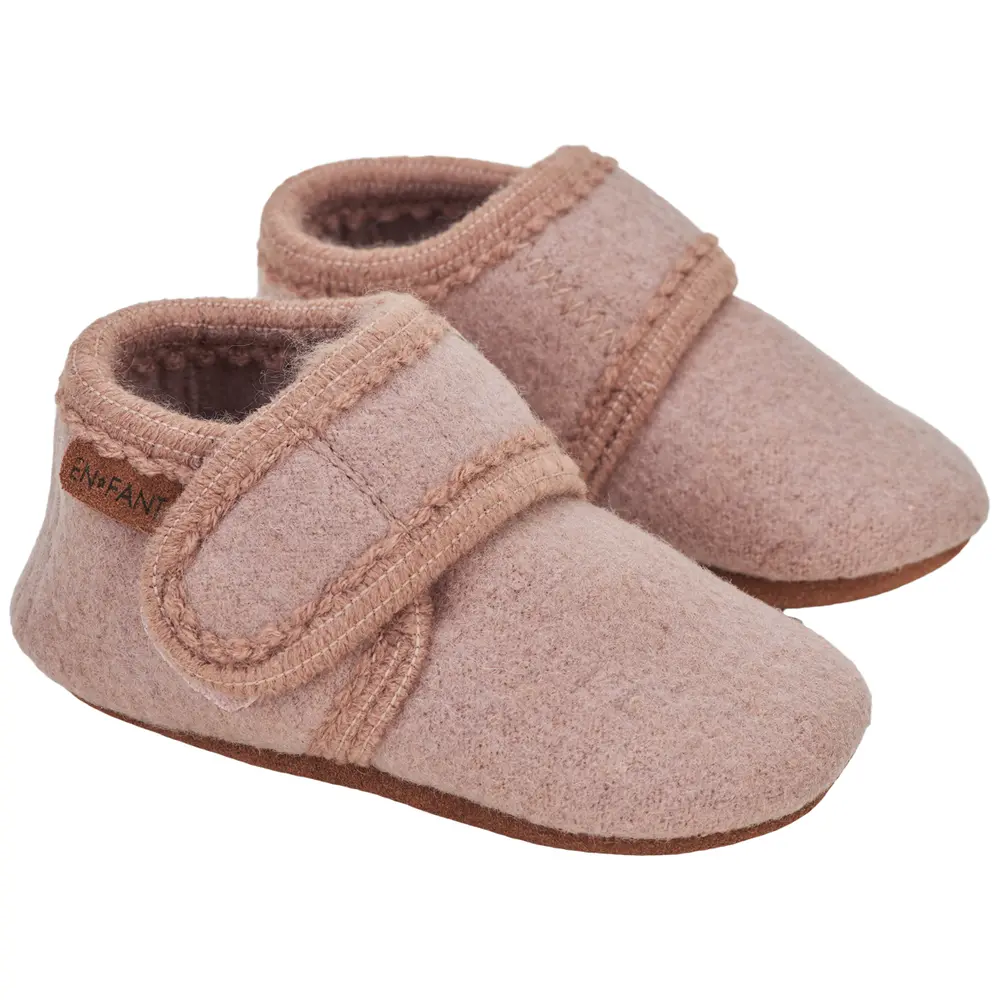 Baby Wool Slippers 6270 - Lyserød  27/28