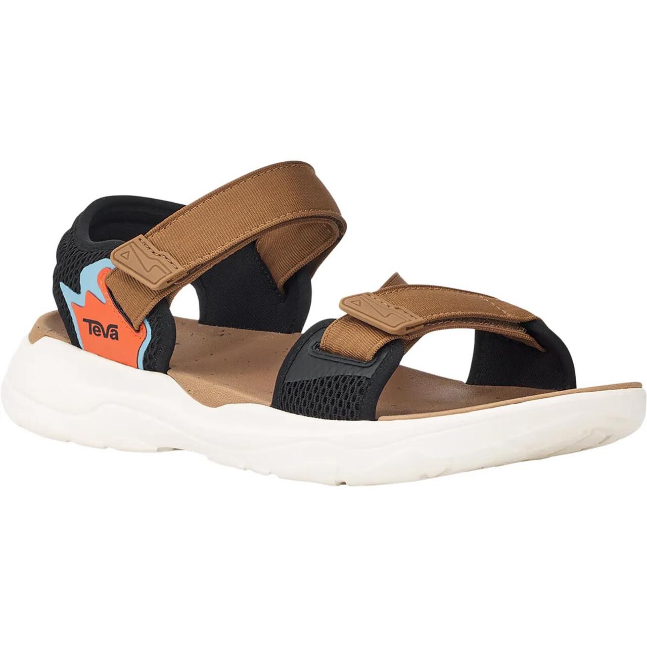 Teva Mens Zymic Brun Honey Brown Black - Sort  44