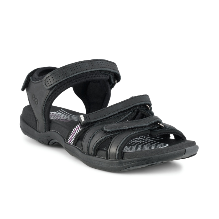 Green Comfort Corsica Caia Black Sandaler - Sort  37