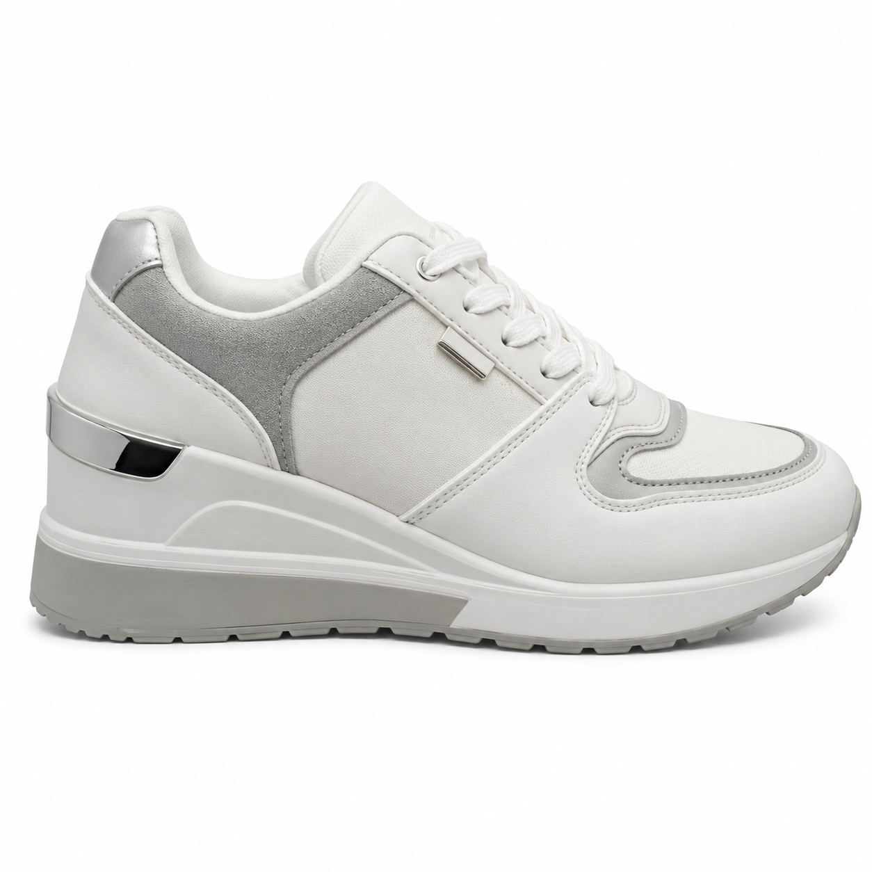 Silverline Wedge Sneaker -   38