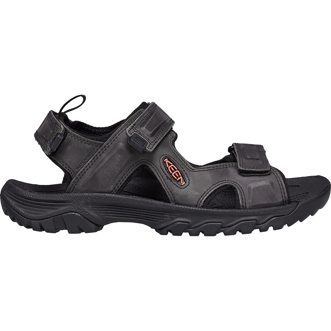 Keen Mens Targhee Iii Open Toe Sandal Grå Grey Black - Sort  48