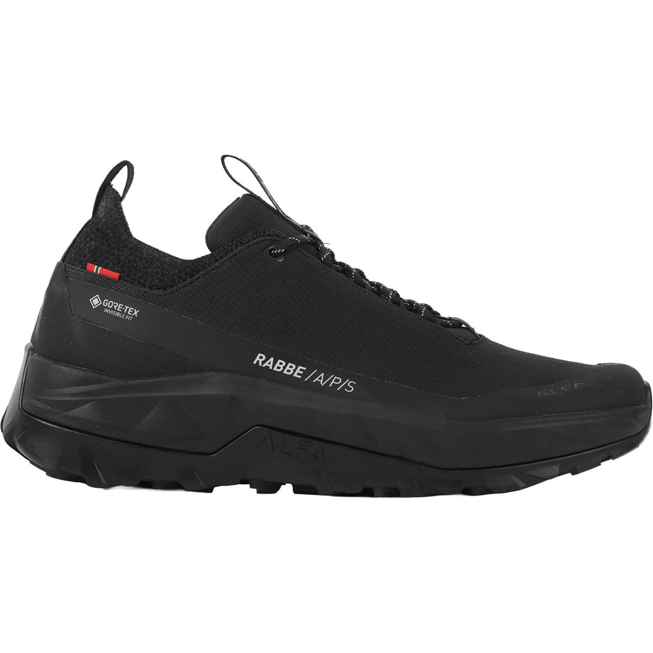Alfa Mens Rabbe Gtx Sort Black - Sort  42