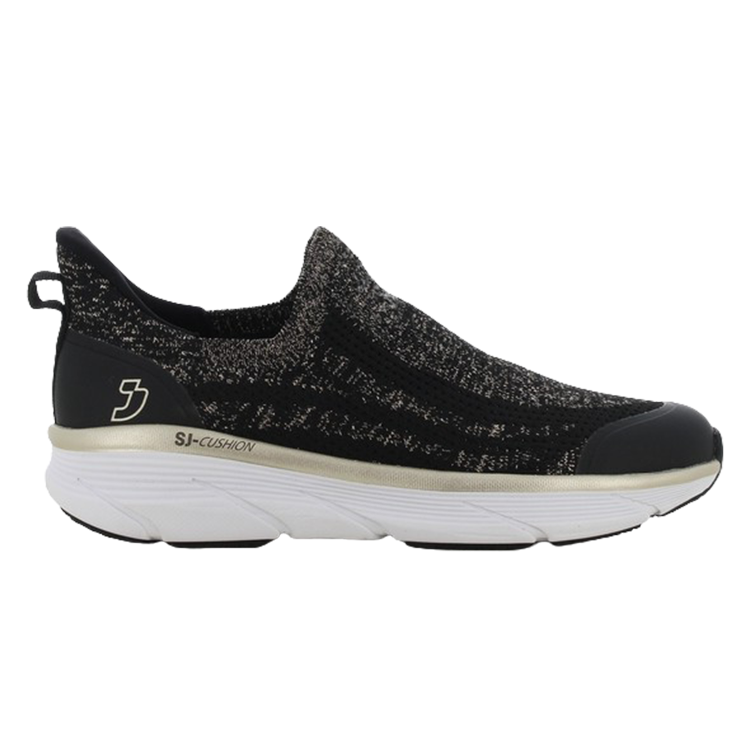 Dame Sneakers Sort Platin - Sort/Platin  38