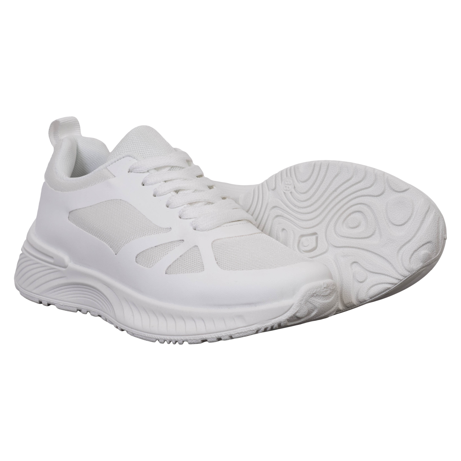 Steenholt York Dame Sneakers Bright White - Hvid  42