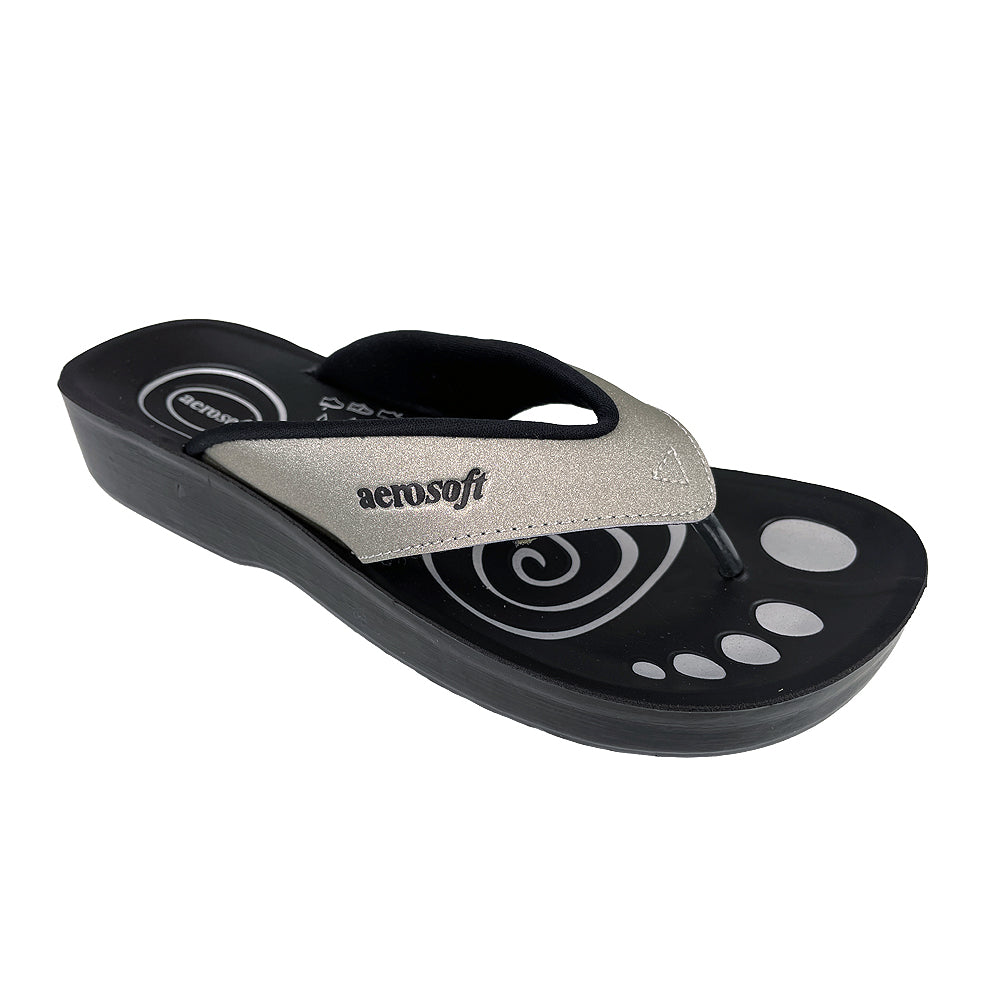 Sandaler Aerosoft Model 801 Mange Farver Sølv -   42