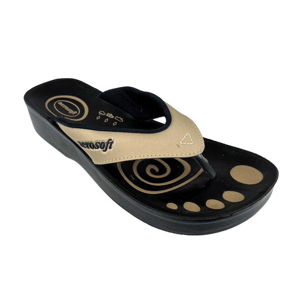Sandaler Aerosoft Model 801 Mange Farver Guld -   39