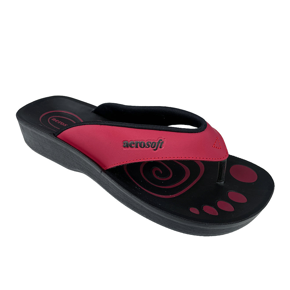 Sandaler Aerosoft Model 801 Mange Farver Rød Sort - Sort  38