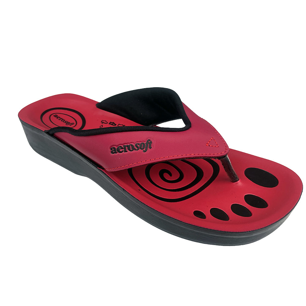 Sandaler Aerosoft Model 801 Mange Farver Rød -   40