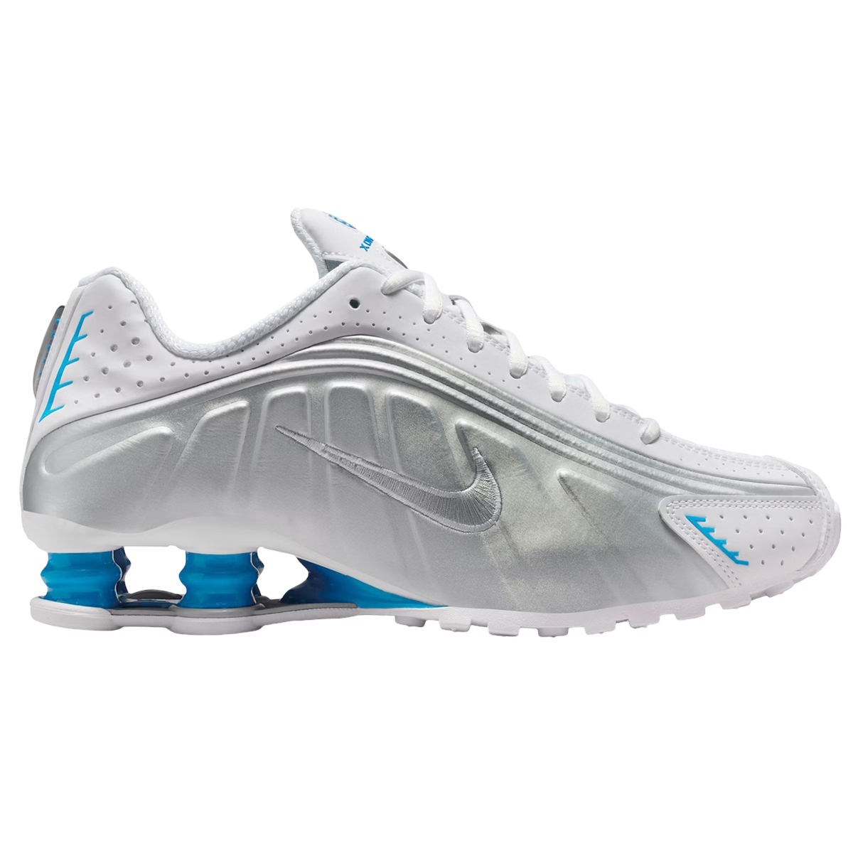 Nike Shox White Blue Hero Silver - Hvid  35.5