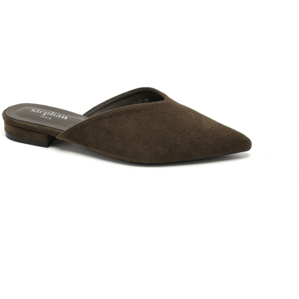 Alphonsine Dame Slip Sandaler Olive -  Female 36
