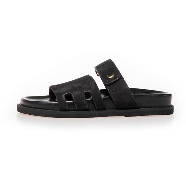 Copenhagen Shoes Summer Passion Plain Sandal Black : Erling Christensen Møbler - Sort