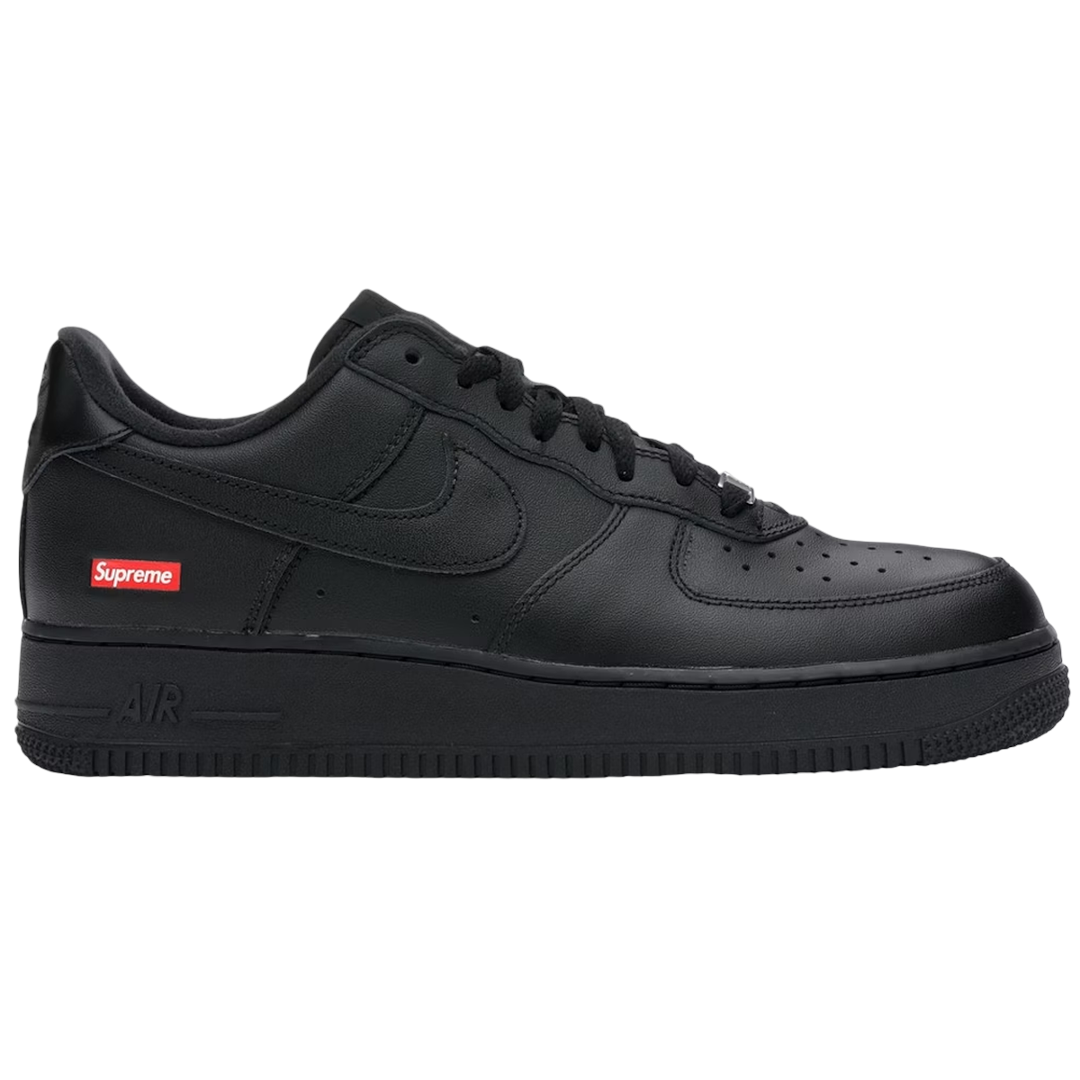 Nike Air Force Low Supreme Black - Sort  36