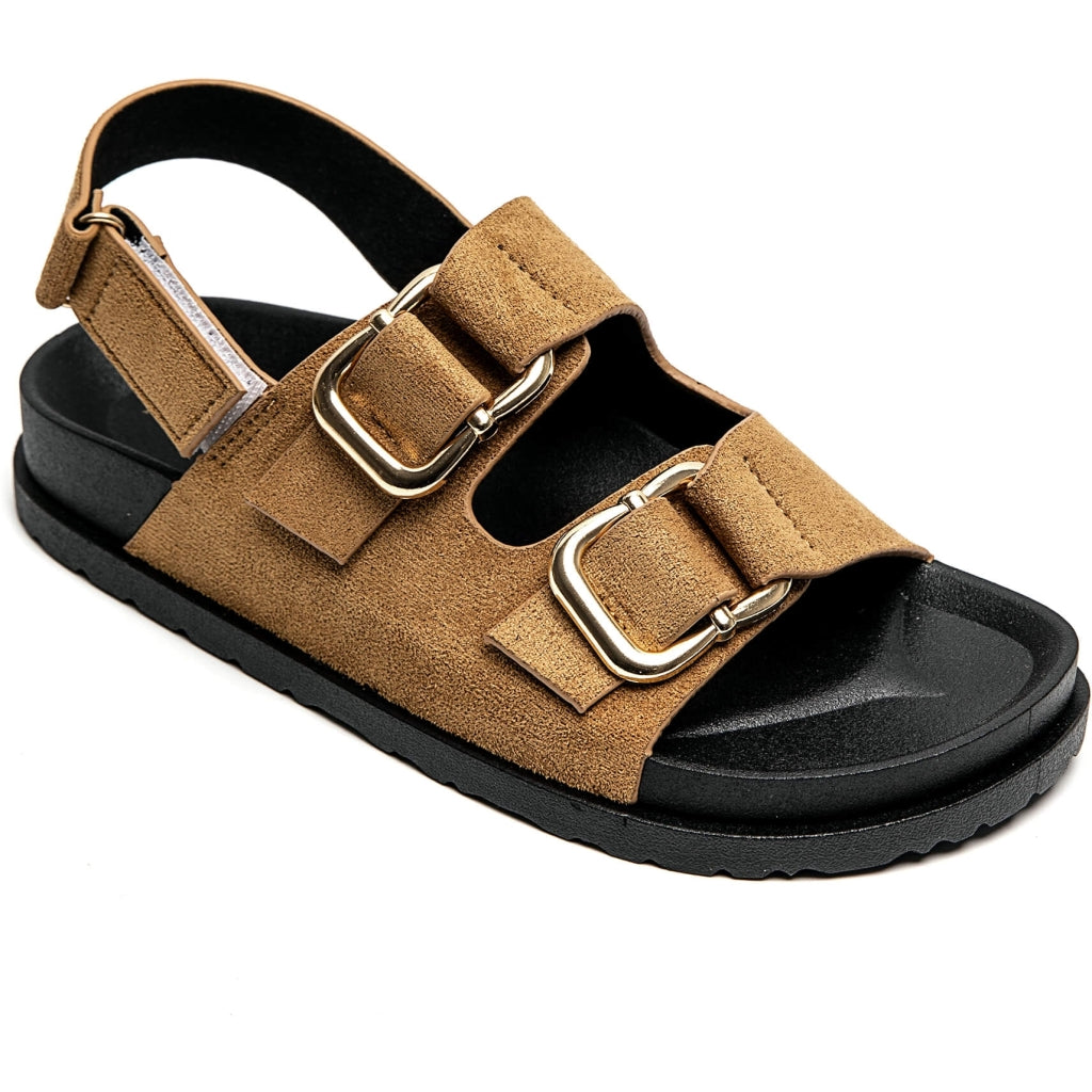Caprine Dame Sandaler 3776 Camel - Camel Female 36
