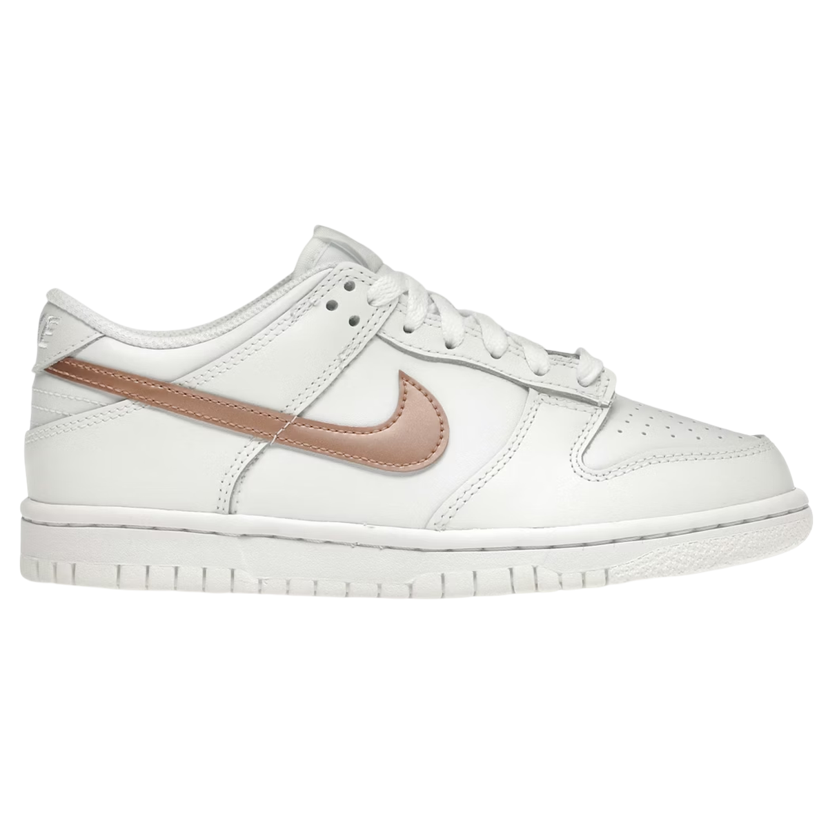 Nike Dunk Low White Pink - Hvid  35.5