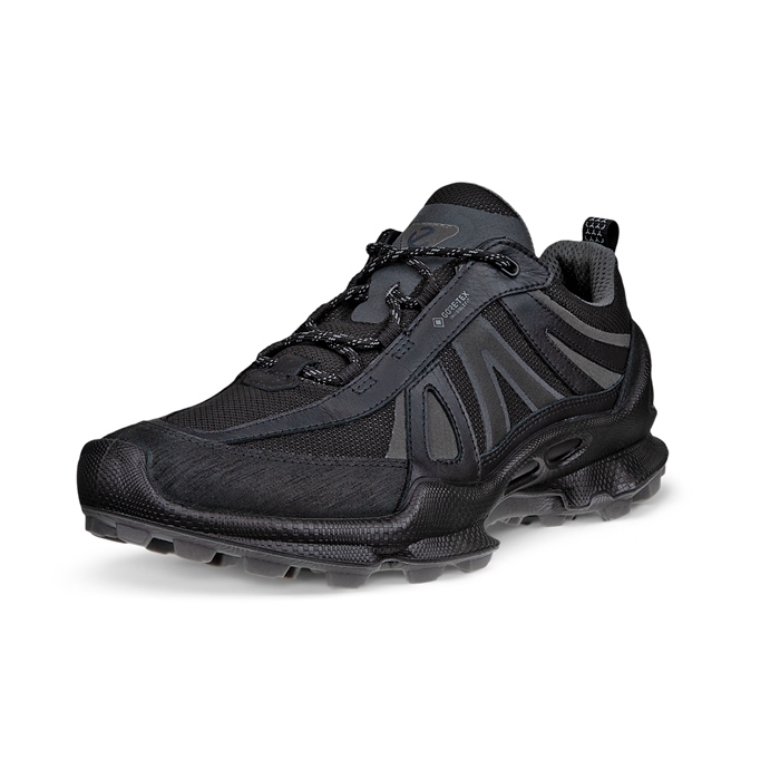 Ecco Biom Trail Gtx Herre Mænd Black Vandresko - Sort  39