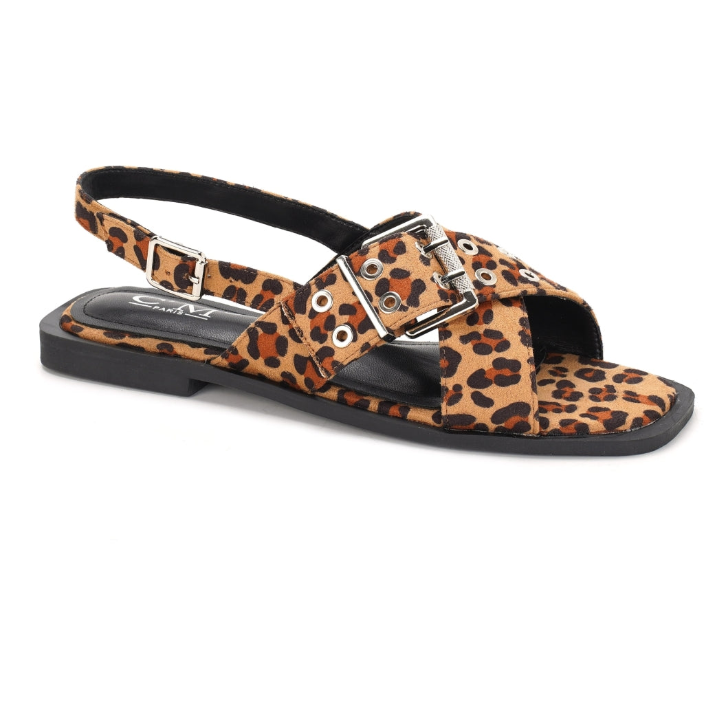 Felicia Dame Sandaler 8328 Leopard - Leopard Female 36