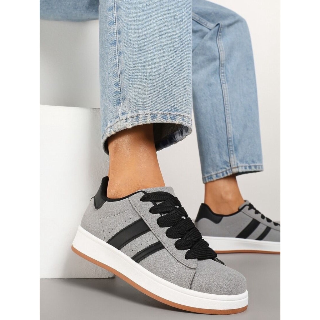 Ginette Dame Sneakers 123 Grey - Grå Female 36