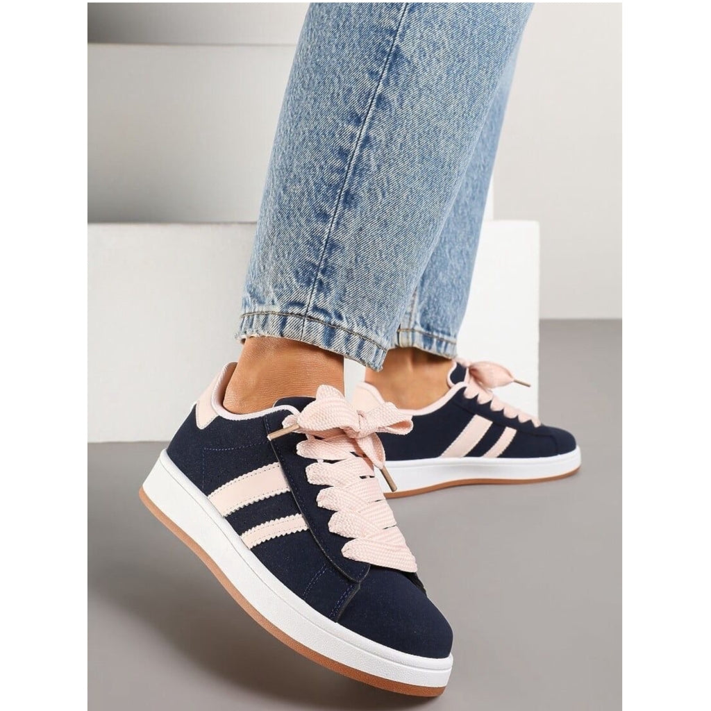 Ginette Dame Sneakers 123 Navy - Navy Female 36