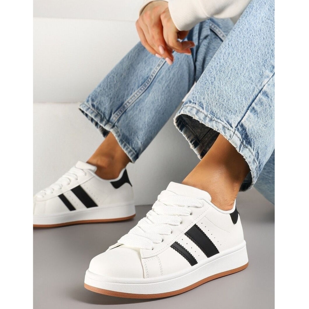 Ginette Dame Sneakers 123 White - Hvid Female 36