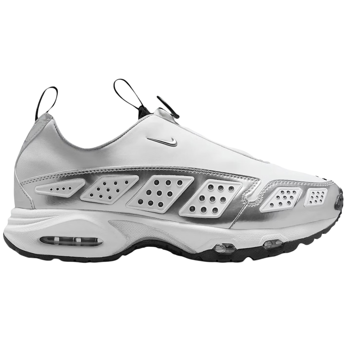 Nike Air Max Sunder White Metallic Silver - Hvid  35.5