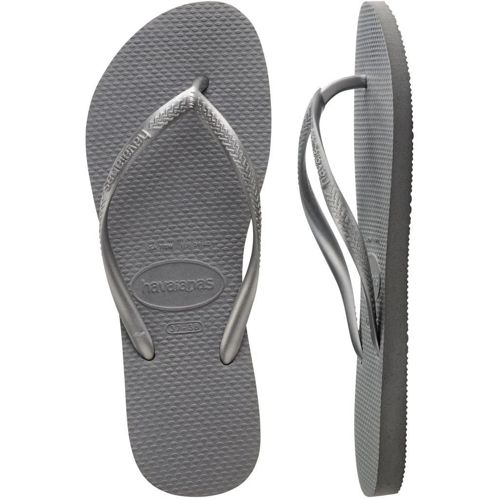 Havaianas Slippers Slim 4000030 Steel Grey - Grå Unisex 35/36