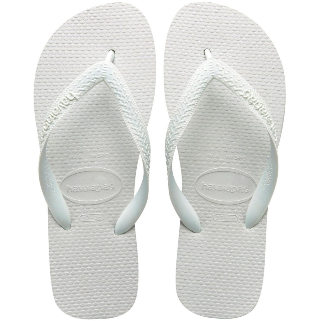 Havaianas Slippers Unisex Top 4000029 White0001 - Hvid Unisex 37/38