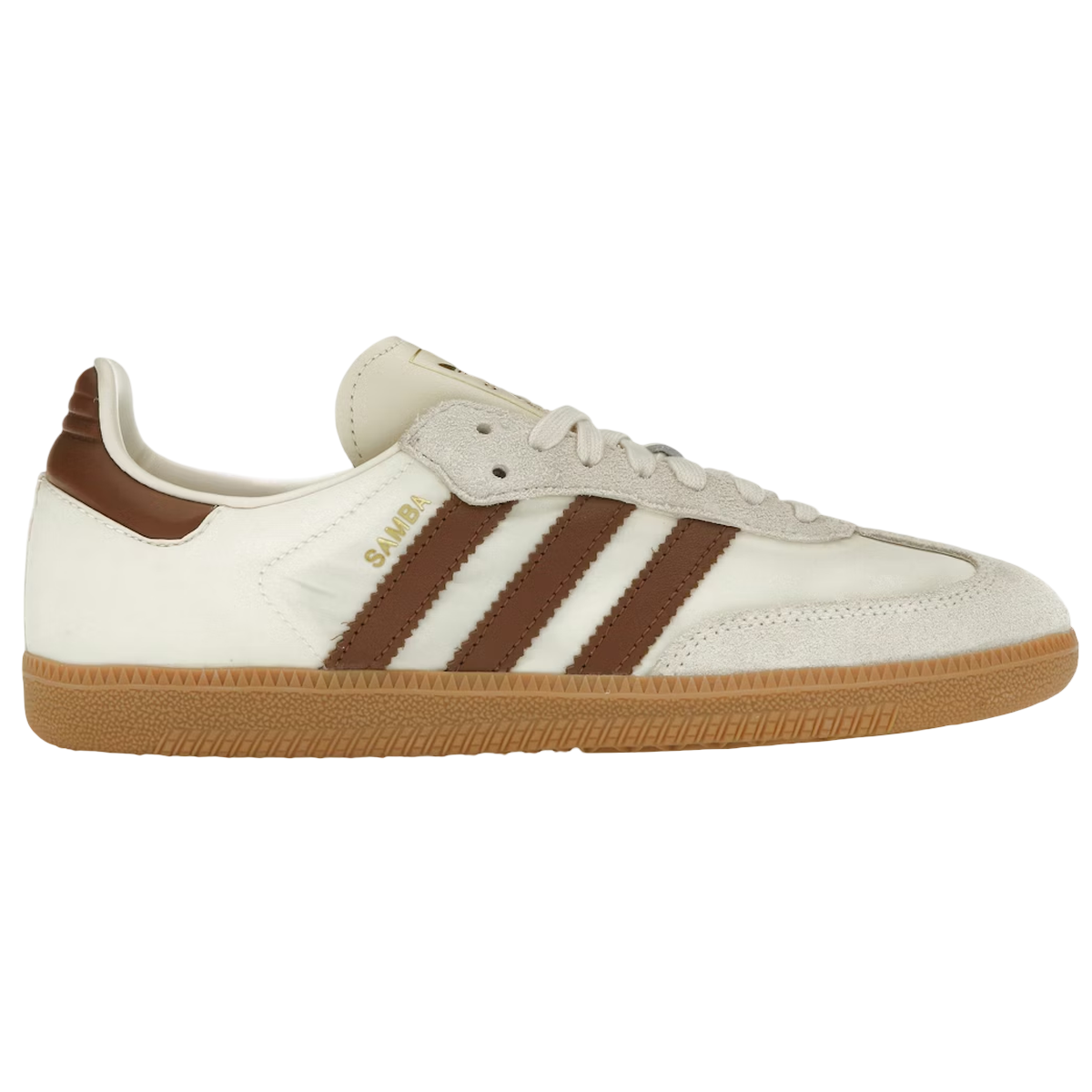 Adidas Samba Cream White Preloved Brown - Hvid  36