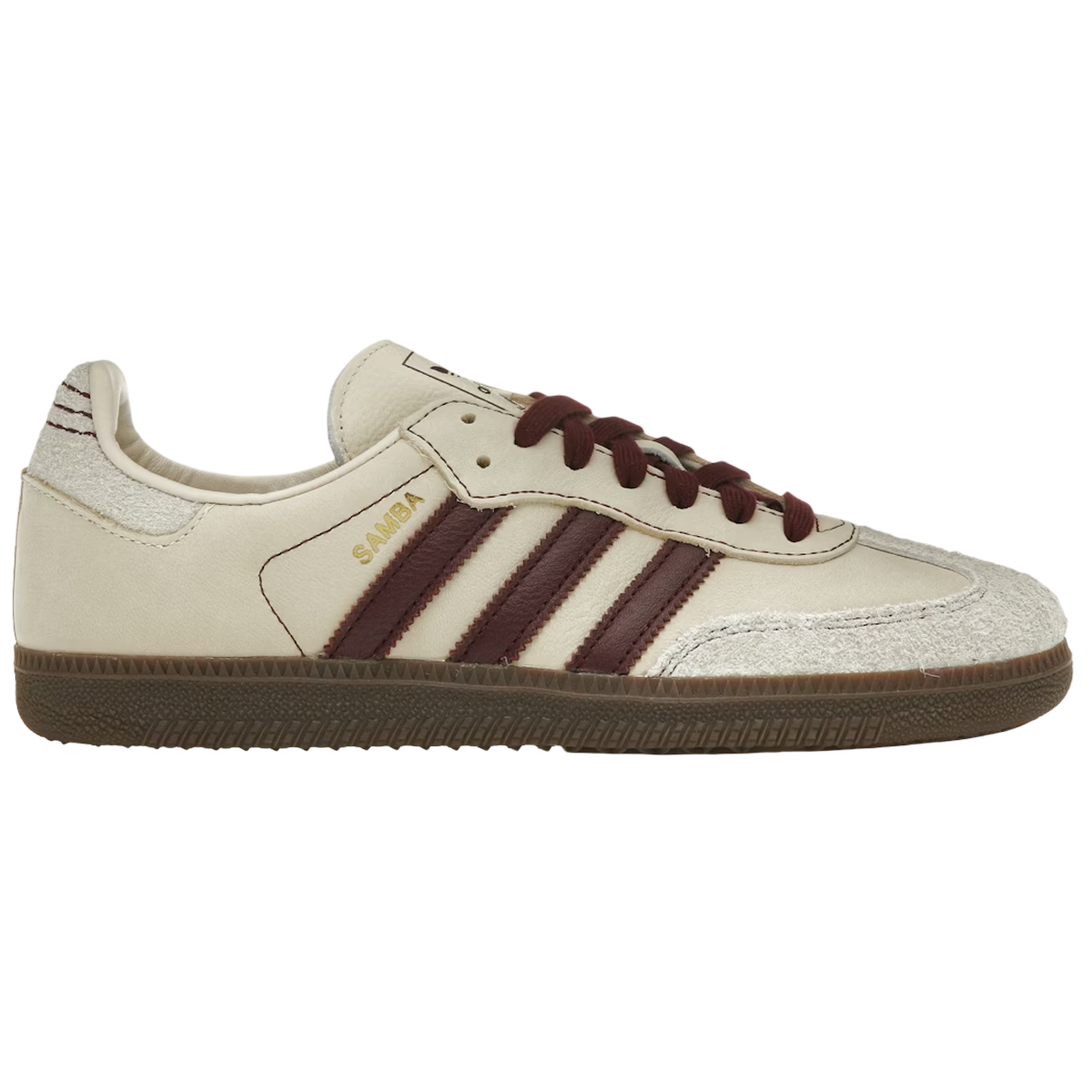 Adidas Samba Wonder White Maroon - Hvid  36