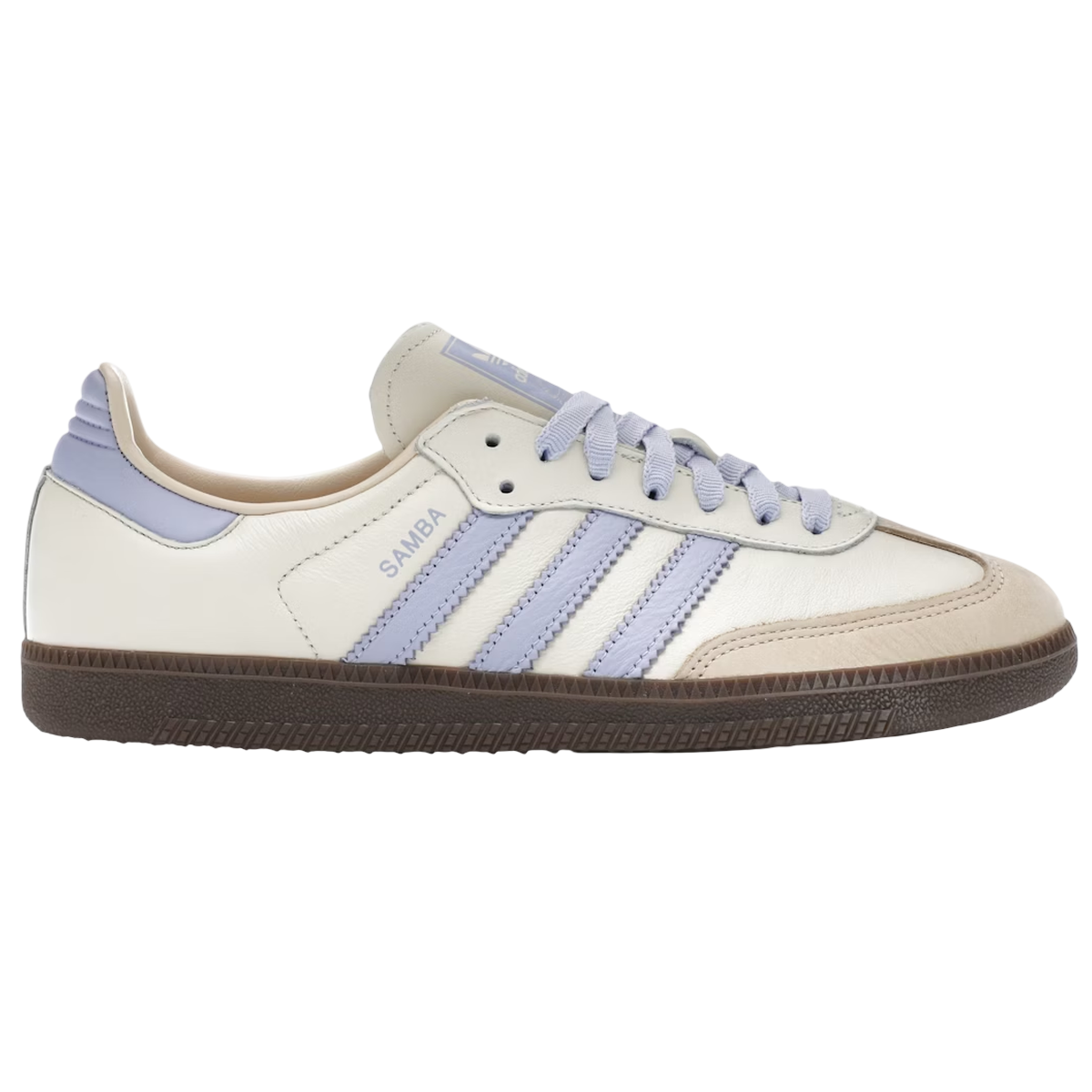 Adidas Samba Cream White Violet - Hvid  36