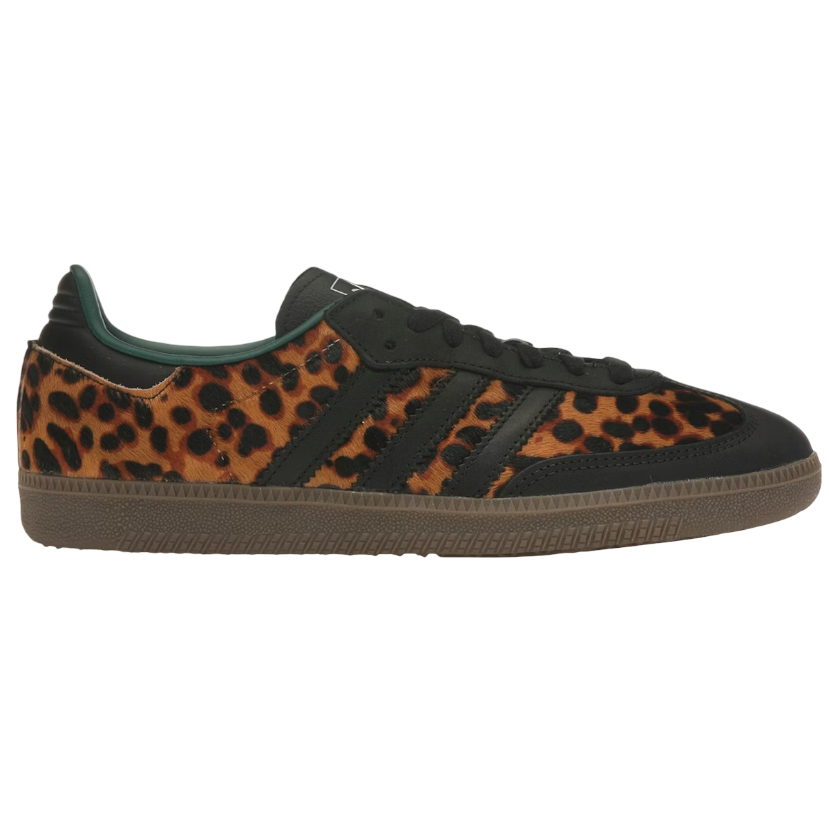 Adidas Samba Black Green Leopard - Sort  36