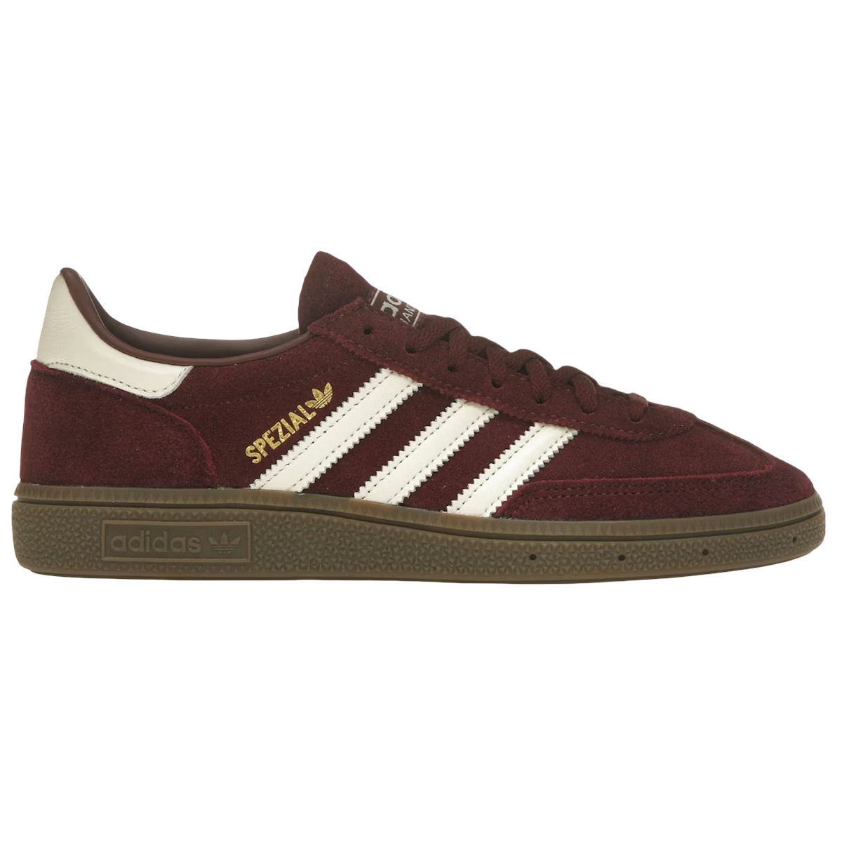 Adidas Handball Spezial Maroon Off White Gum - Hvid  36
