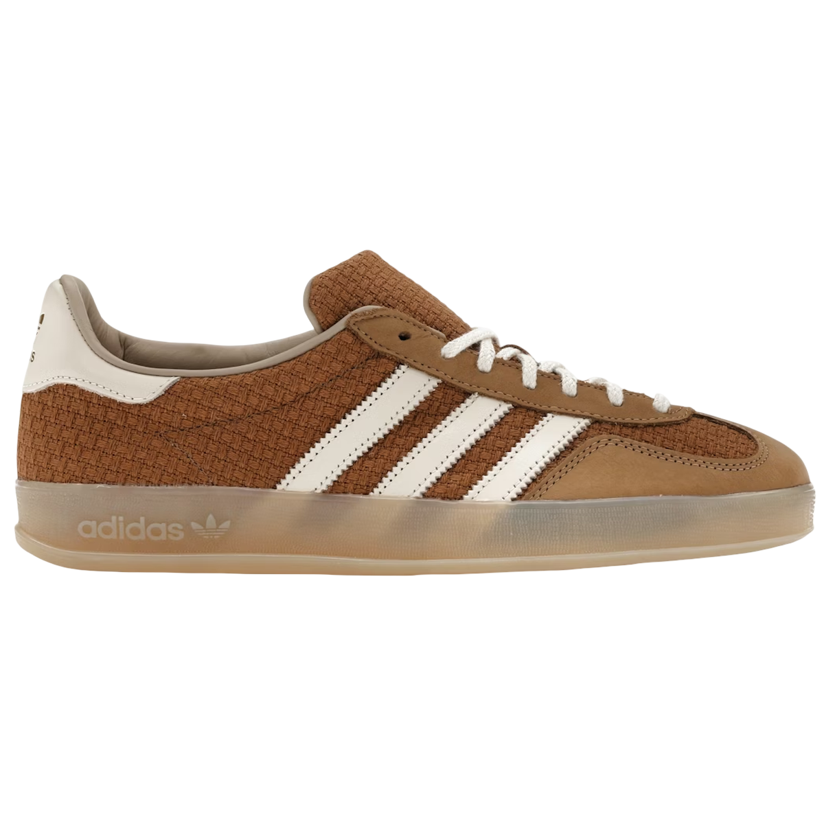 Adidas Gazelle Indoor Brown Desert Wonder White - Hvid  36