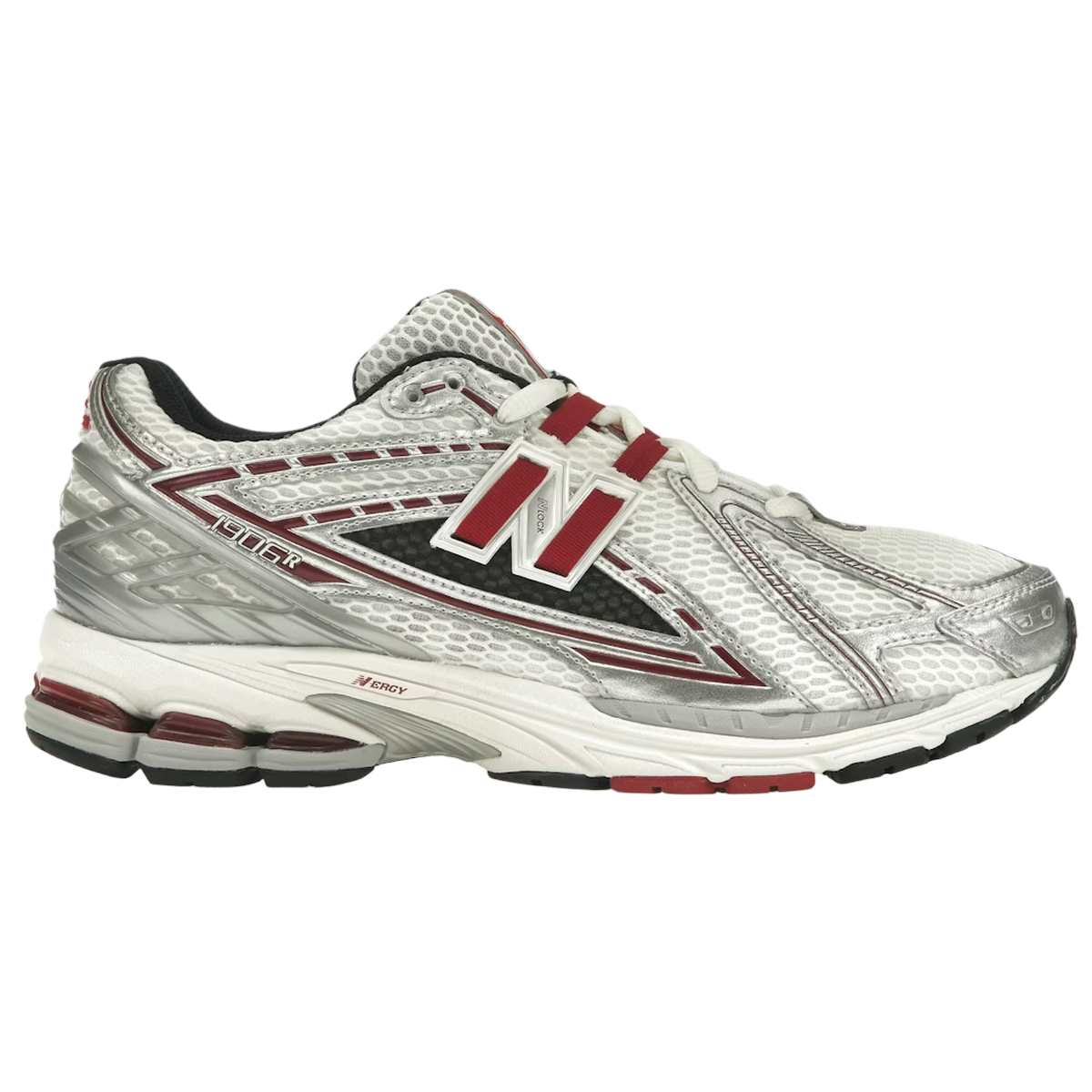 New Balance 1906r Silver Classic Crimson -   36