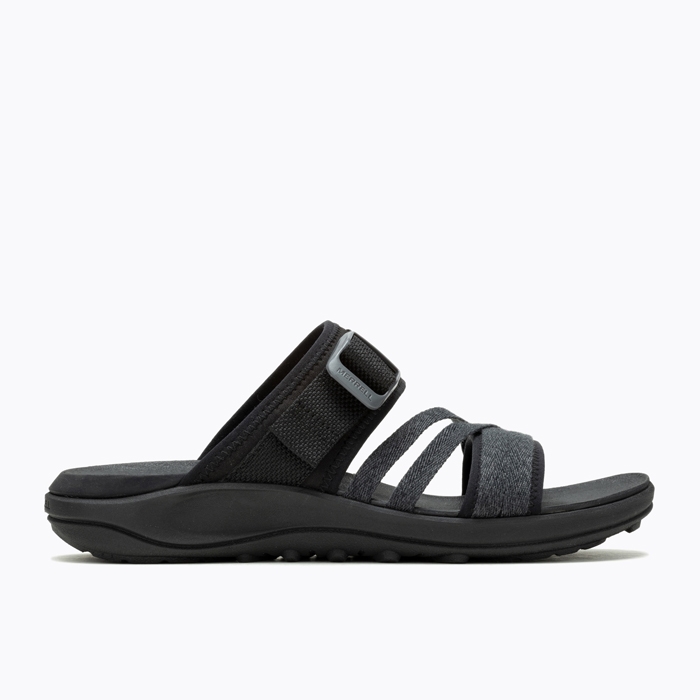 Merrell District Slide Kvinder Damer Black Sandaler - Sort  37