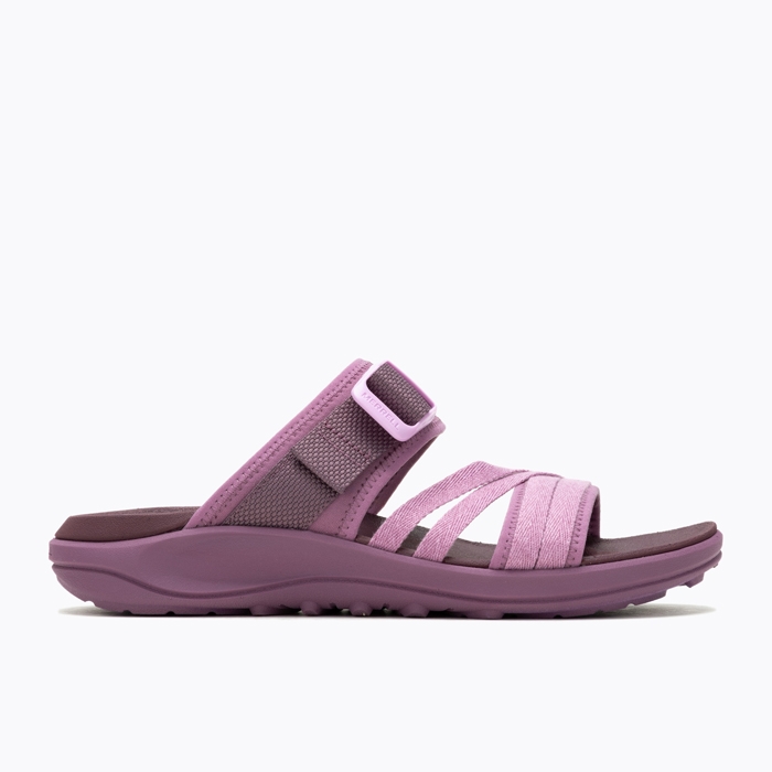 Merrell District Slide Kvinder Damer Mauve Sandaler -   36