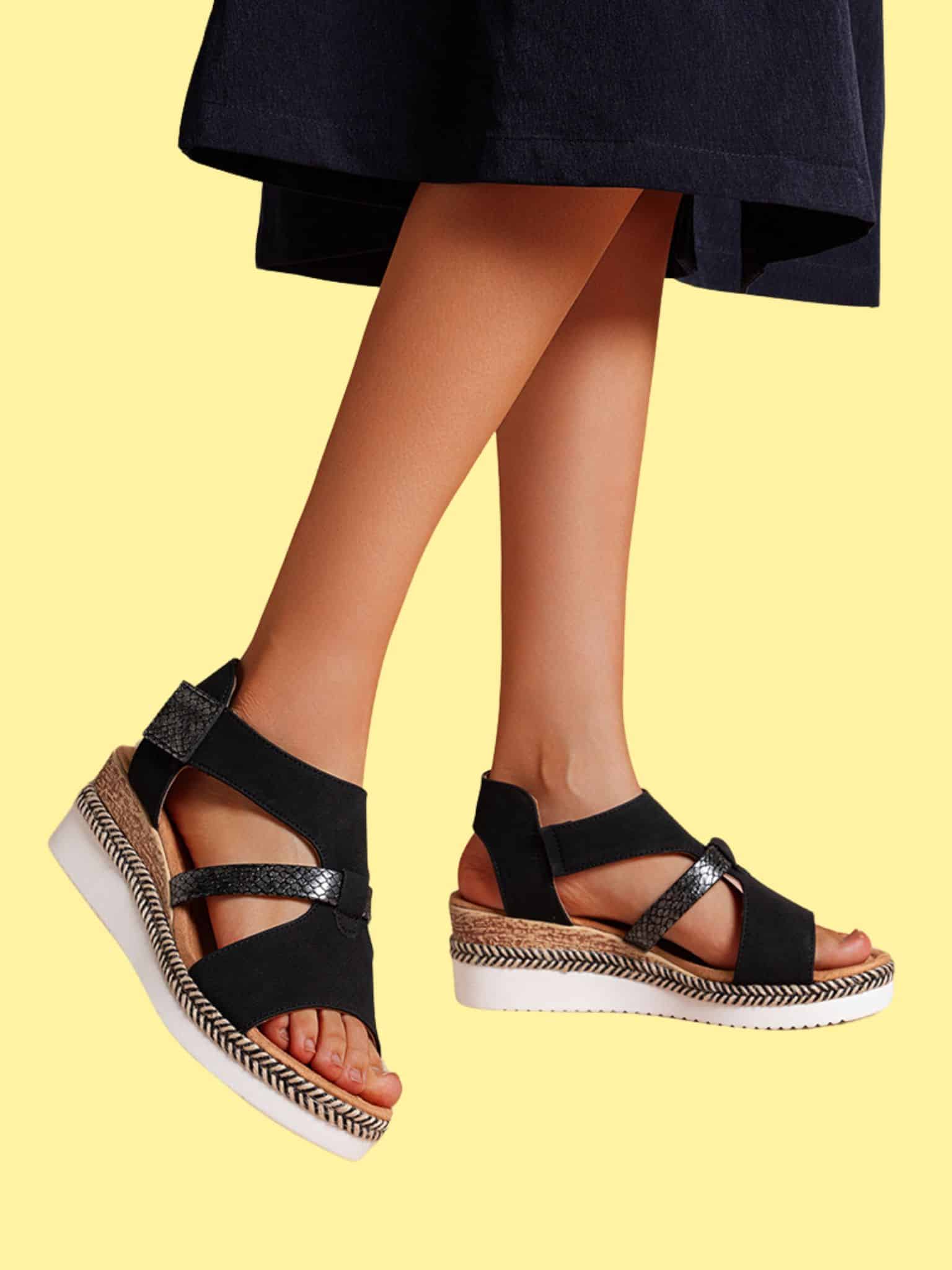 May Plateau Sandal Black - Sort  39