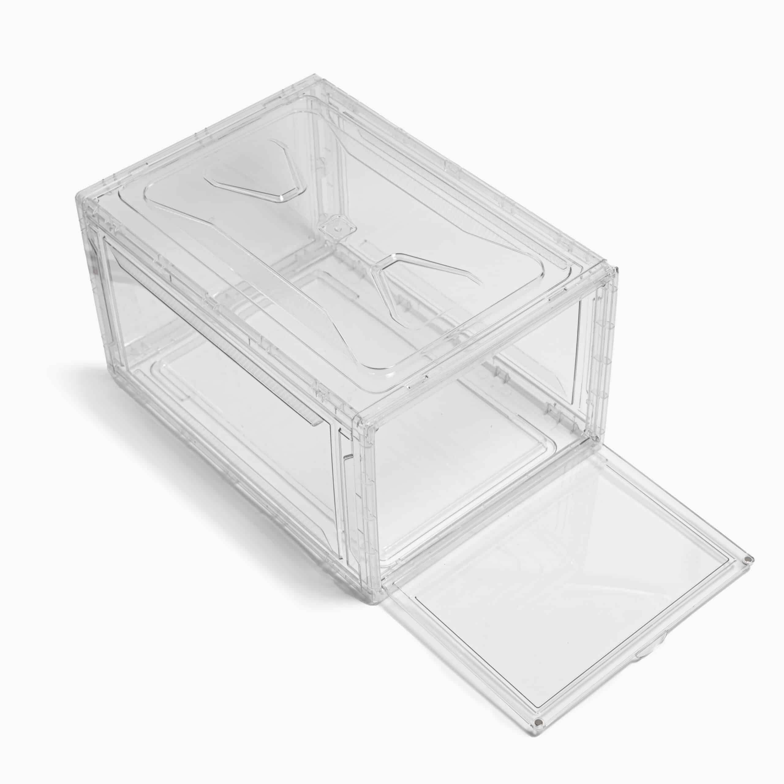 Stabelbar Sneaker Box Farver Transparent Rektangulær Plast 5cm 38cm 20cm Transparent 5cm 38cm 20cm Alexa - Transparent  26