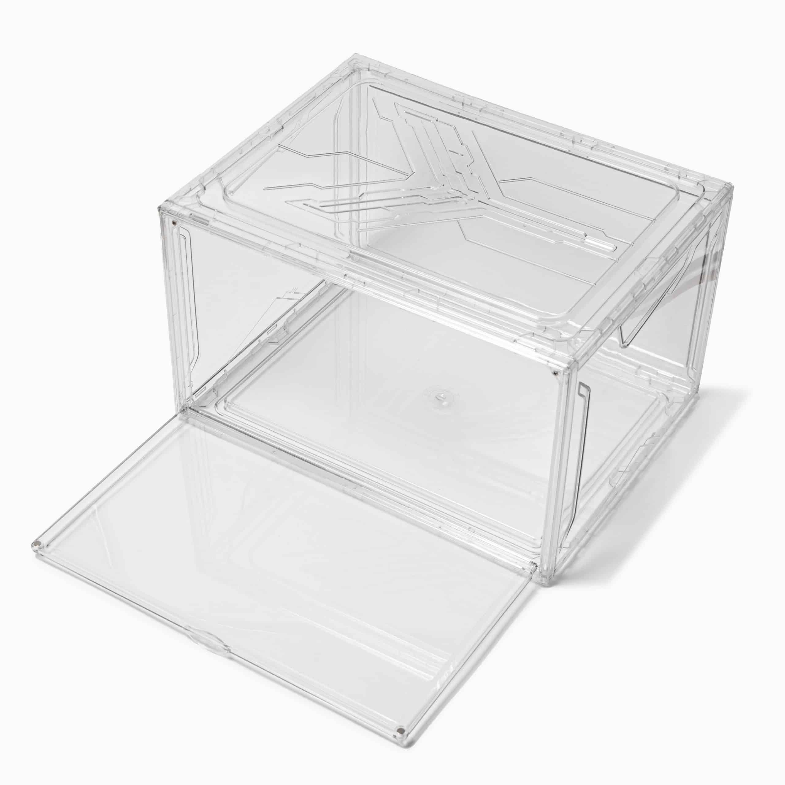 Stabelbar Sneaker Box Farver Transparent Rektangulær Plast 5cm 5cm 22cm Transparent 5cm 5cm 22cm Alexa - Transparent  36