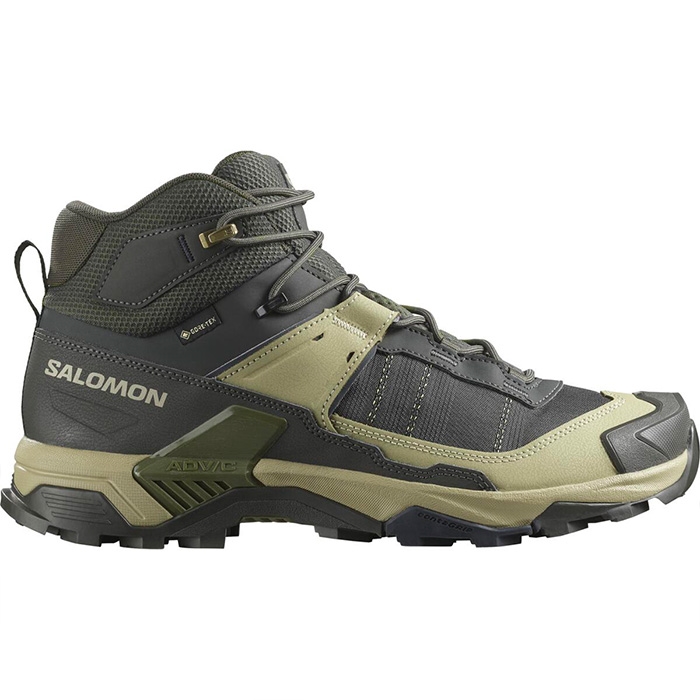 Salomon Ultra Mid Gtx Herre Mænd Peat Gray Green Vandrestøvler - Grøn  44 / UK 9,5