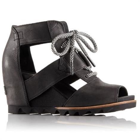 Sorel Joanie Lace Dame Black - Sort  37