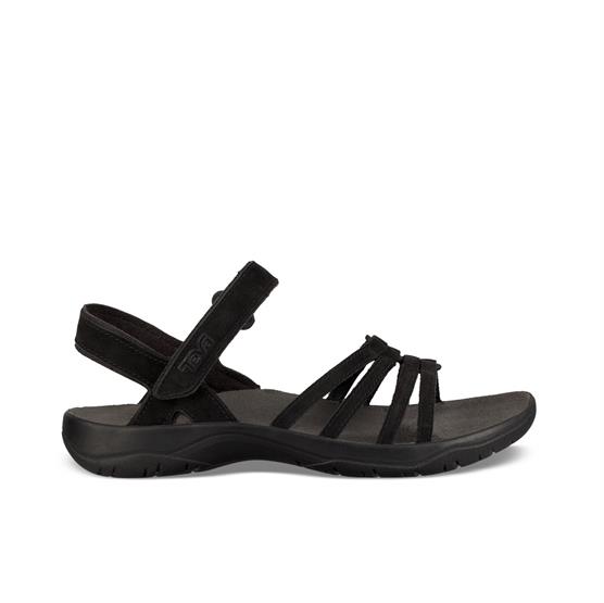 Teva Elzada Sandal Leather Dame Black - Sort  36