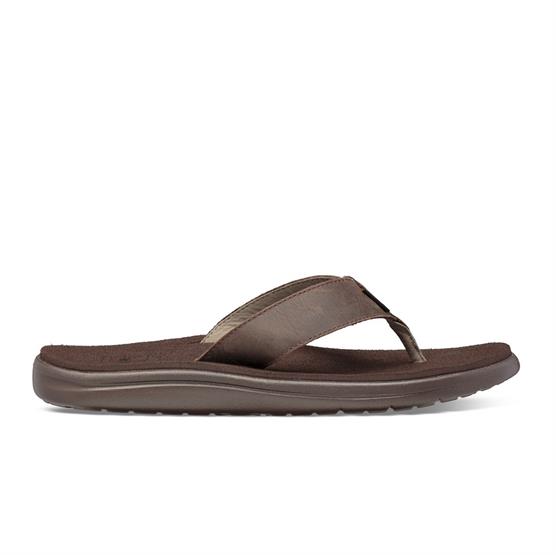 Teva Voya Flip Leather Herre Chocolate Brown -   39,5