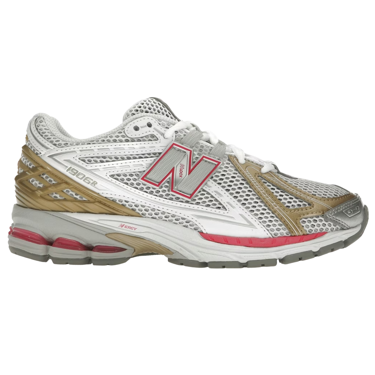 New Balance 1906r Silver Dragon Berry Gold -   36