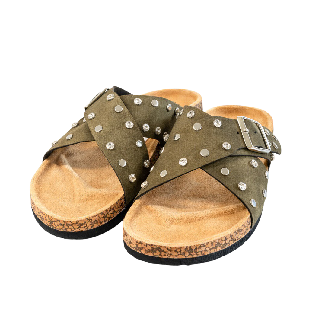 Vanting Dame Sandaler Army - Army  37