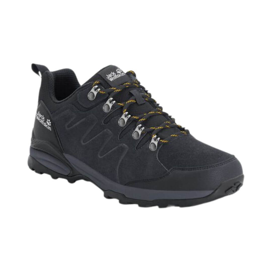 Vandresko Mænd Jack Wolfskin Refugio Texapore Low Mørkegrå - Vandresko  41|42|43|44|45|